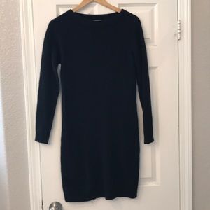 Zara black sweater dress